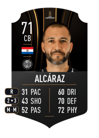 Antolín Alcáraz CONMEBOL LIBERTADORES 71 OVR