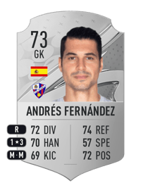 Andrés Fernández Rare 73 OVR