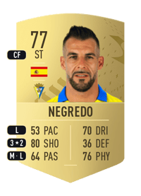 Negredo Common 77 OVR