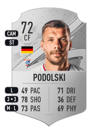 Lukas Podolski Rare 72 OVR