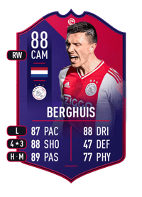 Steven Berghuis POTM EREDIVISIE 88 OVR