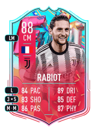 Adrien Rabiot FUT Birthday 88 OVR