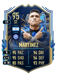 Lautaro Martínez Team of the Season 95 OVR