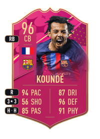 Jules Koundé FUTTIES 96 OVR