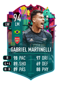 Gabriel Martinelli Level Up 94 OVR