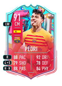 Pedri FUT Birthday 91 OVR