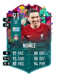 Darwin Núñez Level Up 91 OVR