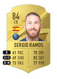Sergio Ramos Rare 84 OVR