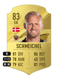 Kasper Schmeichel Rare 83 OVR