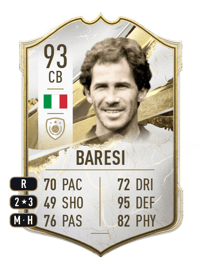 Franco Baresi Icon 93 OVR