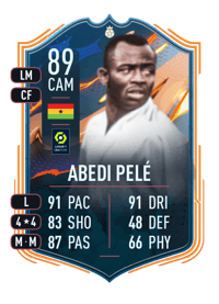 Abedi Pelé FUT Heroes 89 OVR