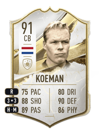 Ronald Koeman Icon 91 OVR