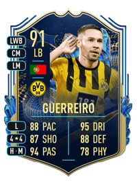 Raphaël Guerreiro Team of the Season 91 OVR