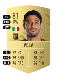Carlos Vela Common 81 OVR