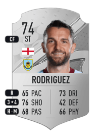 Jay Rodriguez Rare 74 OVR