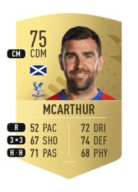 James McArthur Common 75 OVR