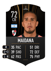 Jonatan Maidana CONMEBOL LIBERTADORES 72 OVR