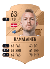 Brian Hämäläinen Rare 63 OVR