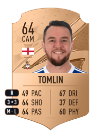 Lee Tomlin Rare 64 OVR