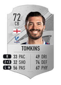 James Tomkins Rare 72 OVR