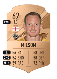 Robert Milsom Rare 62 OVR