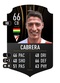 Nelson Cabrera CONMEBOL LIBERTADORES 66 OVR