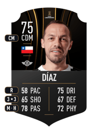 Marcelo Díaz CONMEBOL LIBERTADORES 75 OVR