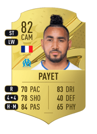 Dimitri Payet Rare 82 OVR