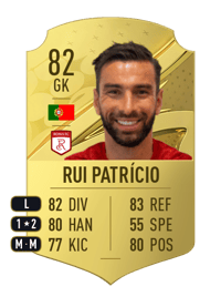 Rui Patrício Rare 82 OVR