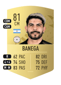 Éver Banega Common 81 OVR