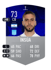 Emiliano Insúa CONMEBOL SUDAMERICANA 73 OVR