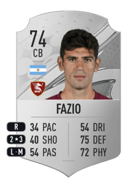 Federico Fazio Rare 74 OVR