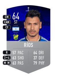 Andrés Ríos CONMEBOL SUDAMERICANA 64 OVR