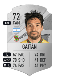 Nicolás Gaitán Rare 72 OVR