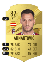 Marko Arnautović Rare 82 OVR
