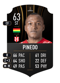 Gustavo Pinedo CONMEBOL LIBERTADORES 63 OVR