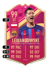 Robert Lewandowski Premium FUTTIES 99 OVR