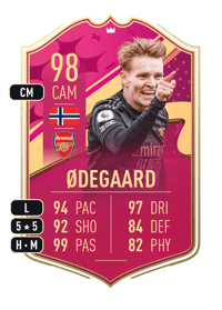 Martin Ødegaard Premium FUTTIES 98 OVR