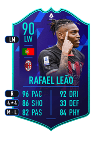 Rafael Leão POTM SERIE A 90 OVR