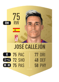 José Callejón Common 75 OVR