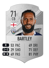 Kyle Bartley Rare 71 OVR