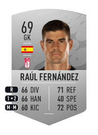 Raúl Fernández Common 69 OVR