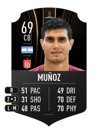 Ezequiel Muñoz CONMEBOL LIBERTADORES 69 OVR