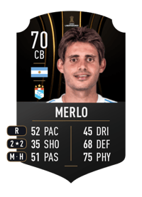 Omar Merlo CONMEBOL LIBERTADORES 70 OVR