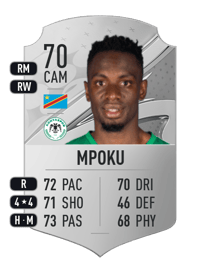 Paul-José Mpoku Rare 70 OVR