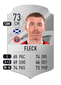 John Fleck Rare 73 OVR