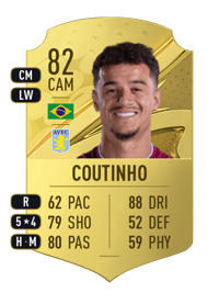 Coutinho Rare 82 OVR