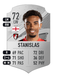 Junior Stanislas Rare 72 OVR