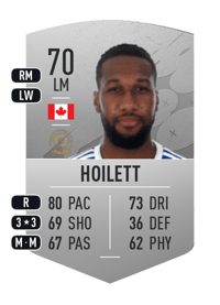 Junior Hoilett Common 70 OVR