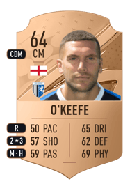 Stuart O'Keefe Rare 64 OVR